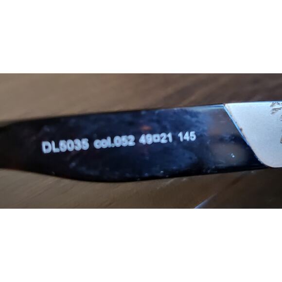 DIESEL Black Gold Eye Glasses Good 49-21-145 DL5035 - Picture 6 of 12